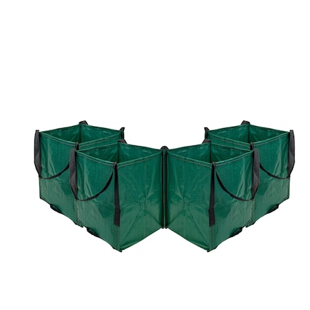 Durasack Up to 500 lbs. Reusable Tote Bags, Green, 4 PK BB-1619GRN-4PK